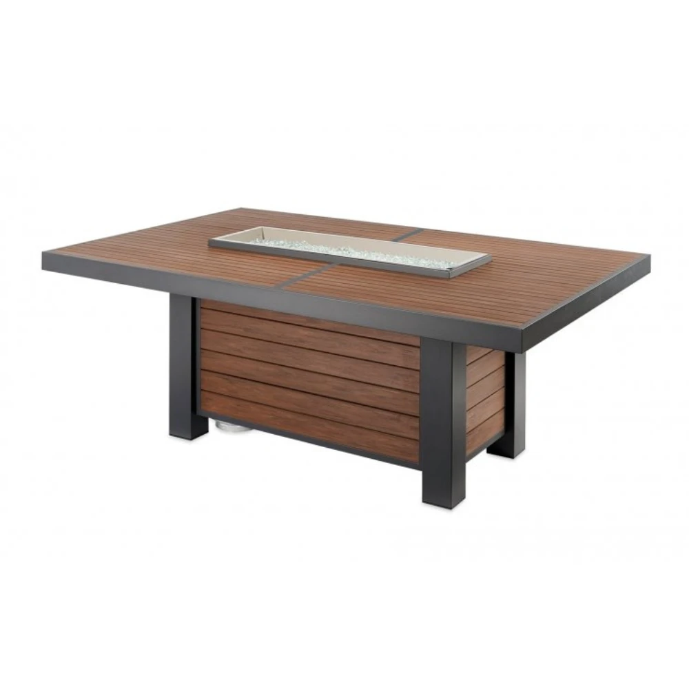 The Outdoor Greatroom Company Kenwood Linear Dining Height Gas Fire Pit Table (KW-1242-K) 5 The Outdoor Greatroom Company Kenwood Linear Dining Height Gas Fire Pit Table (KW-1242-K) - Image 3
