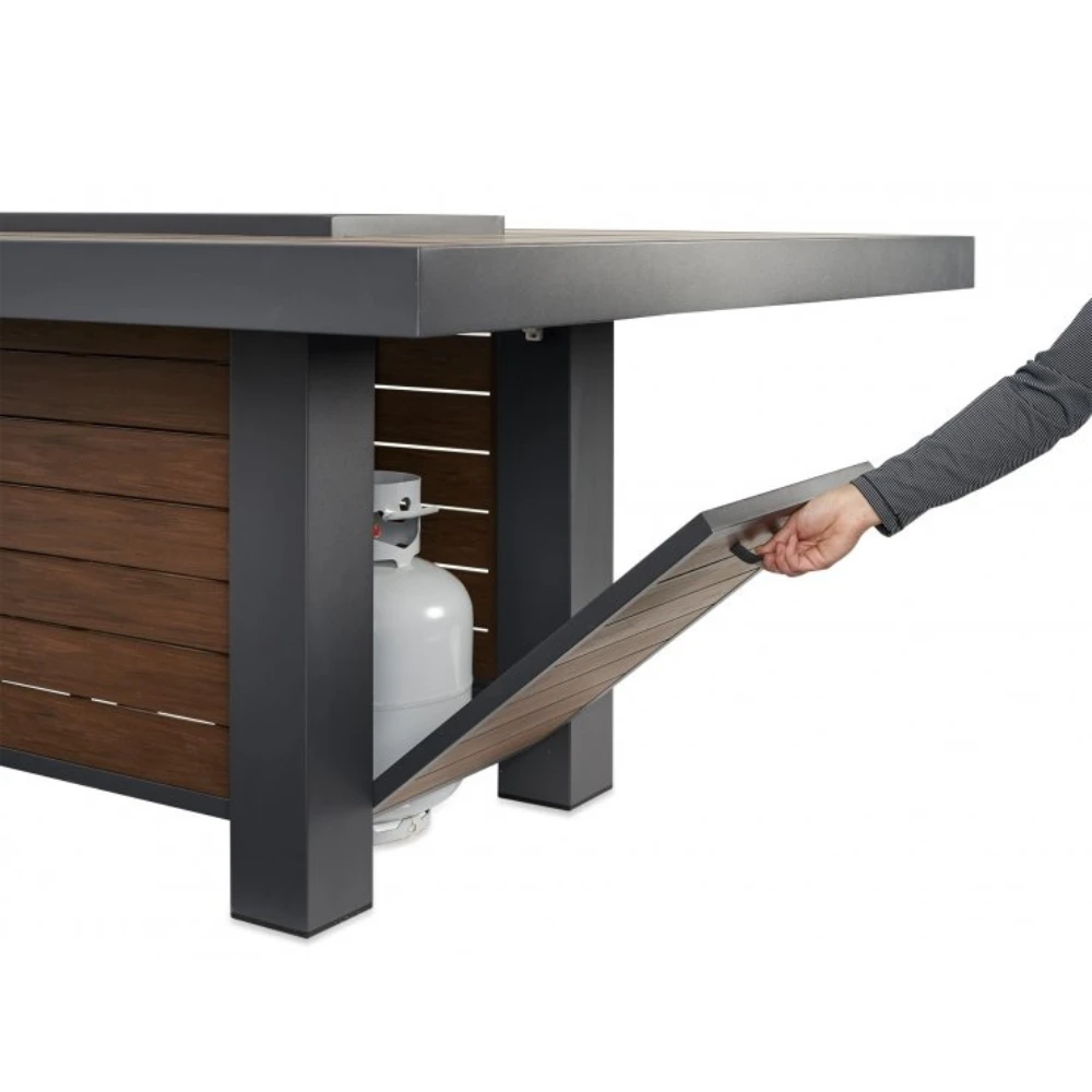 The Outdoor Greatroom Company Kenwood Linear Dining Height Gas Fire Pit Table (KW-1242-K) 7 The Outdoor Greatroom Company Kenwood Linear Dining Height Gas Fire Pit Table (KW-1242-K) - Image 5