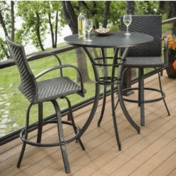 The Outdoor Greatroom Company Leather Wicker Bar Stools (NAPLES-4030-L) 8 The Outdoor Greatroom Company Leather Wicker Bar Stools (NAPLES-4030-L) -Outdoor Kitchen Shop TheOutdoorGreatroomCompanyLeatherWickerBarStools NAPLES 4030 L 3