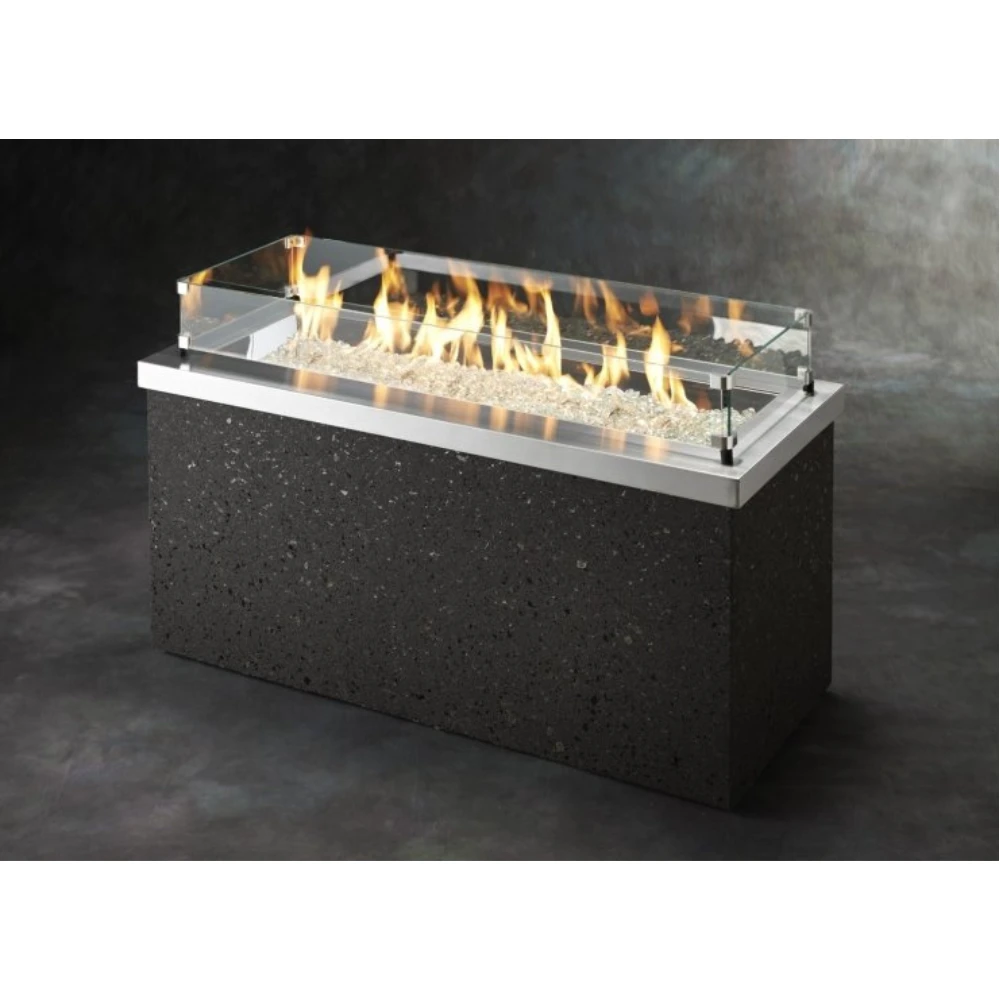 The Outdoor Greatroom Company Stainless Steel Key Largo Linear Gas Fire Pit Table (KL-1242-SS) 7 The Outdoor Greatroom Company Stainless Steel Key Largo Linear Gas Fire Pit Table (KL-1242-SS) - Image 5