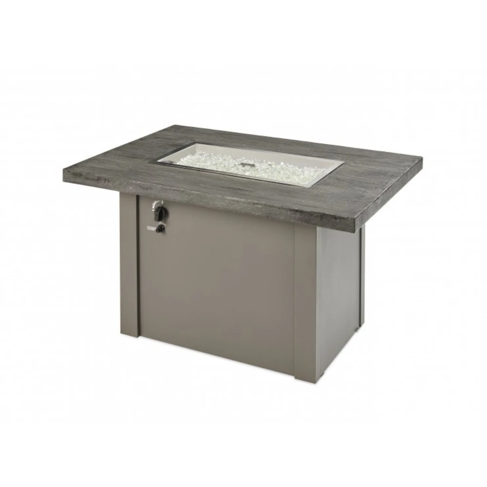 The Outdoor Greatroom Company Stone Grey Havenwood Rectangular Gas Fire Pit Table With Grey Base (HVGG-1224-K) 4 The Outdoor Greatroom Company Stone Grey Havenwood Rectangular Gas Fire Pit Table With Grey Base (HVGG-1224-K) - Image 3