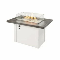 The Outdoor Greatroom Company Stone Grey Havenwood Rectangular Gas Fire Pit Table With White Base (HVGW-1224-K) 12 The Outdoor Greatroom Company Stone Grey Havenwood Rectangular Gas Fire Pit Table With White Base (HVGW-1224-K) -Outdoor Kitchen Shop TheOutdoorGreatroomCompanyStoneGreyHavenwoodRectangularGasFirePitTablewithWhiteBase HVGW 1224 K 6