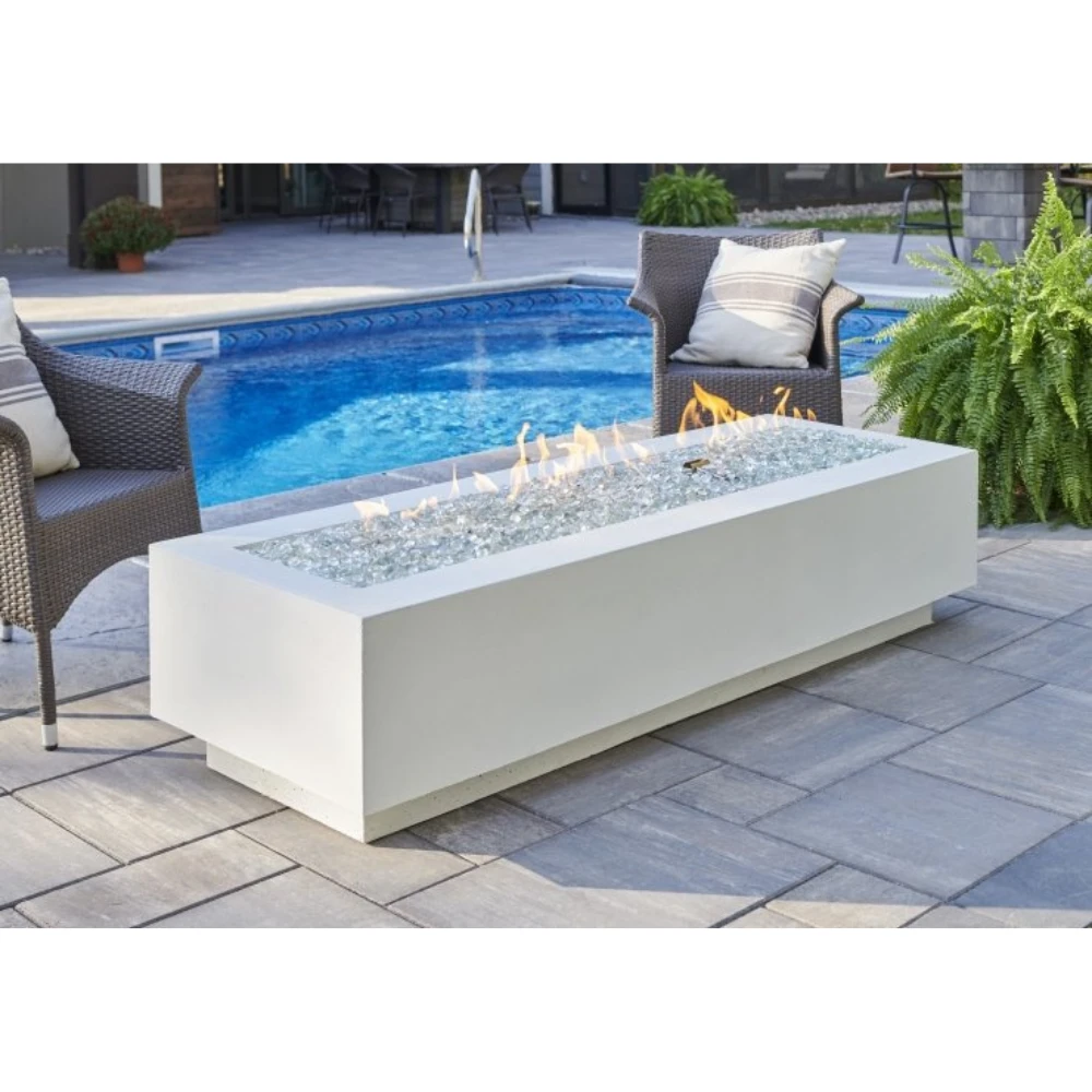 The Outdoor Greatroom Company White Cove 72-Inch Linear Gas Fire Table (CV-72WT) 3 The Outdoor Greatroom Company White Cove 72-Inch Linear Gas Fire Table (CV-72WT)