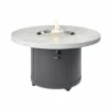 The Outdoor Greatroom Company White Onyx Beacon Round Gas Fire Pit Table (BC-20-WO) -Outdoor Kitchen Shop TheOutdoorGreatroomCompanyWhiteOnyxBeaconRoundGasFirePitTable BC 20 WO 3