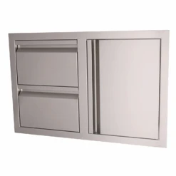 RCS Valiant Stainless Steel Double Drawer/Door Combo 10 RCS Valiant Stainless Steel Double Drawer/Door Combo -Outdoor Kitchen Shop VDC13