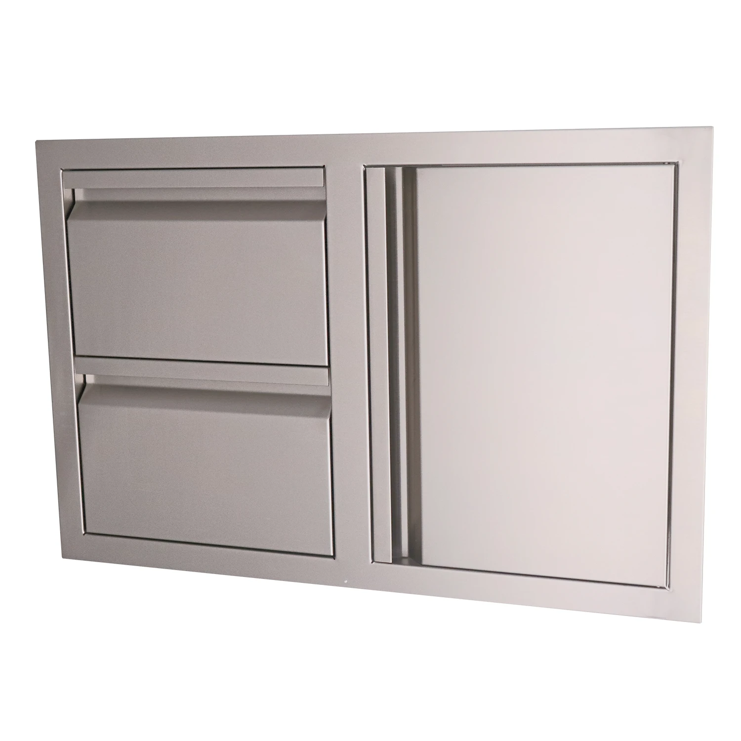 RCS Valiant Stainless Steel Double Drawer/Door Combo 6 RCS Valiant Stainless Steel Double Drawer/Door Combo - Image 4