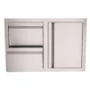 RCS Valiant Stainless Steel Double Drawer/Door Combo 1 RCS Valiant Stainless Steel Double Drawer/Door Combo -Outdoor Kitchen Shop VDC14