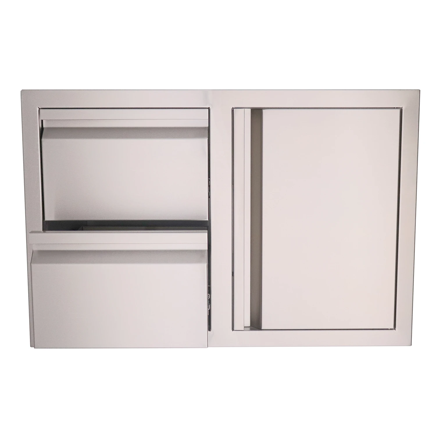 RCS Valiant Stainless Steel Double Drawer/Door Combo 3 RCS Valiant Stainless Steel Double Drawer/Door Combo