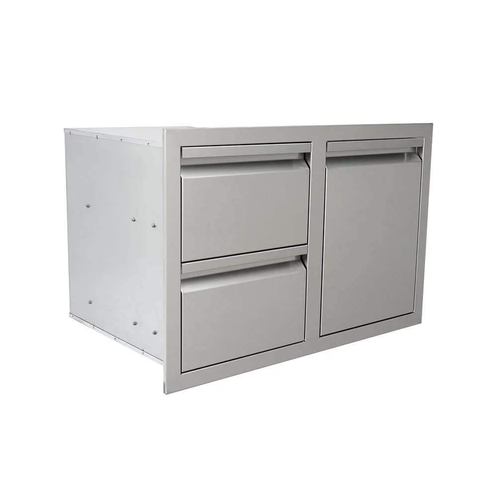 RCS Valiant Stainless Steel Double Drawer/Propane Tank Storage Combo 3 RCS Valiant Stainless Steel Double Drawer/Propane Tank Storage Combo
