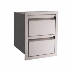 RCS Valiant Stainless Steel Fully Enclosed Double Drawer 7 RCS Valiant Stainless Steel Fully Enclosed Double Drawer -Outdoor Kitchen Shop VDR11
