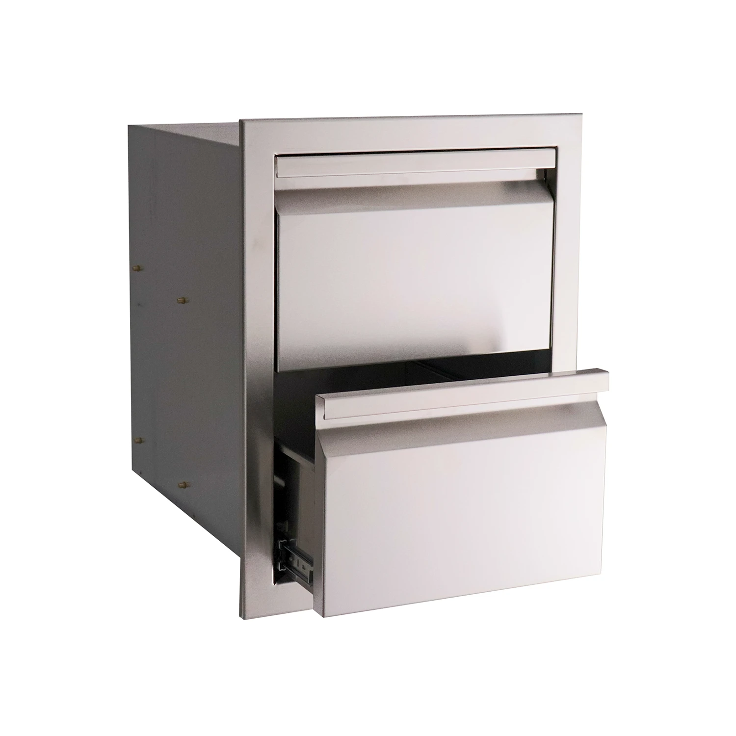RCS Valiant Stainless Steel Fully Enclosed Double Drawer 4 RCS Valiant Stainless Steel Fully Enclosed Double Drawer - Image 2