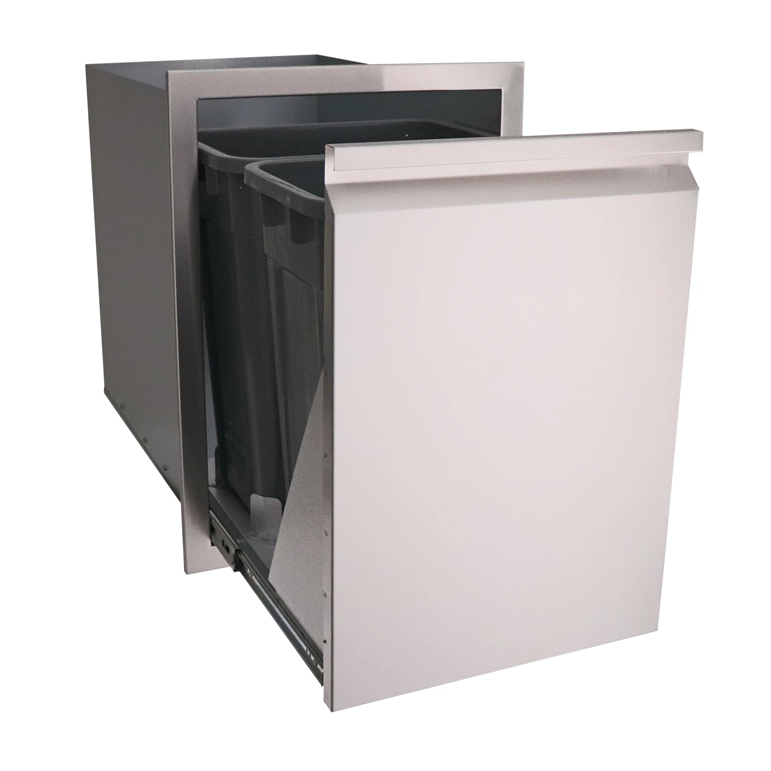 RCS Valiant Stainless Steel Fully Enclosed Trash Drawer 7 RCS Valiant Stainless Steel Fully Enclosed Trash Drawer - Image 5