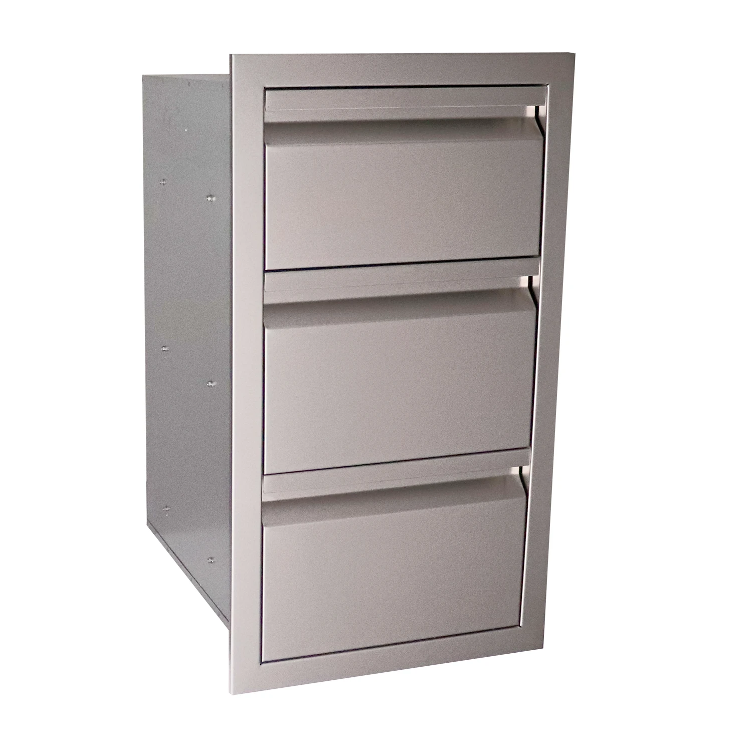 RCS Valiant Stainless Steel Fully Enclosed Triple Drawer 3 RCS Valiant Stainless Steel Fully Enclosed Triple Drawer