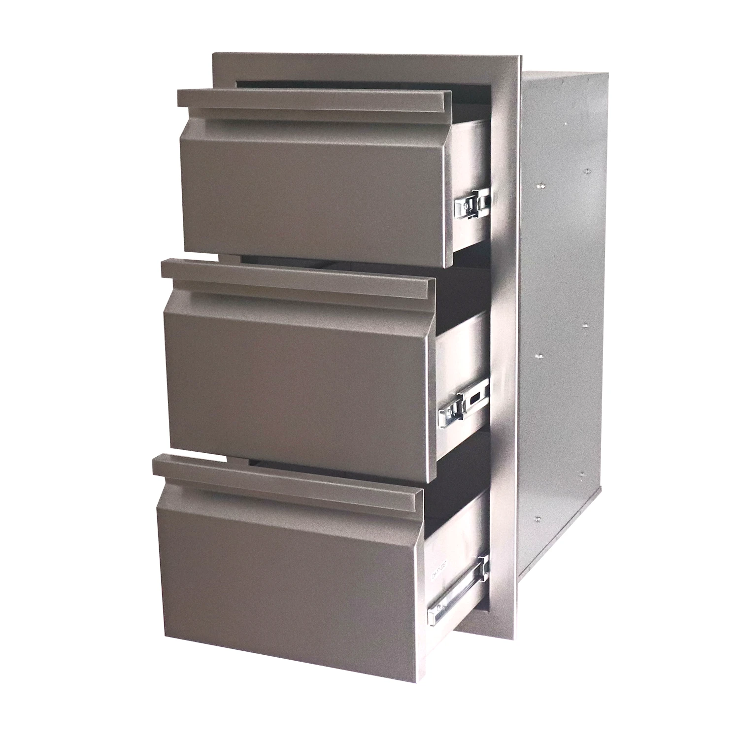 RCS Valiant Stainless Steel Fully Enclosed Triple Drawer 4 RCS Valiant Stainless Steel Fully Enclosed Triple Drawer - Image 2