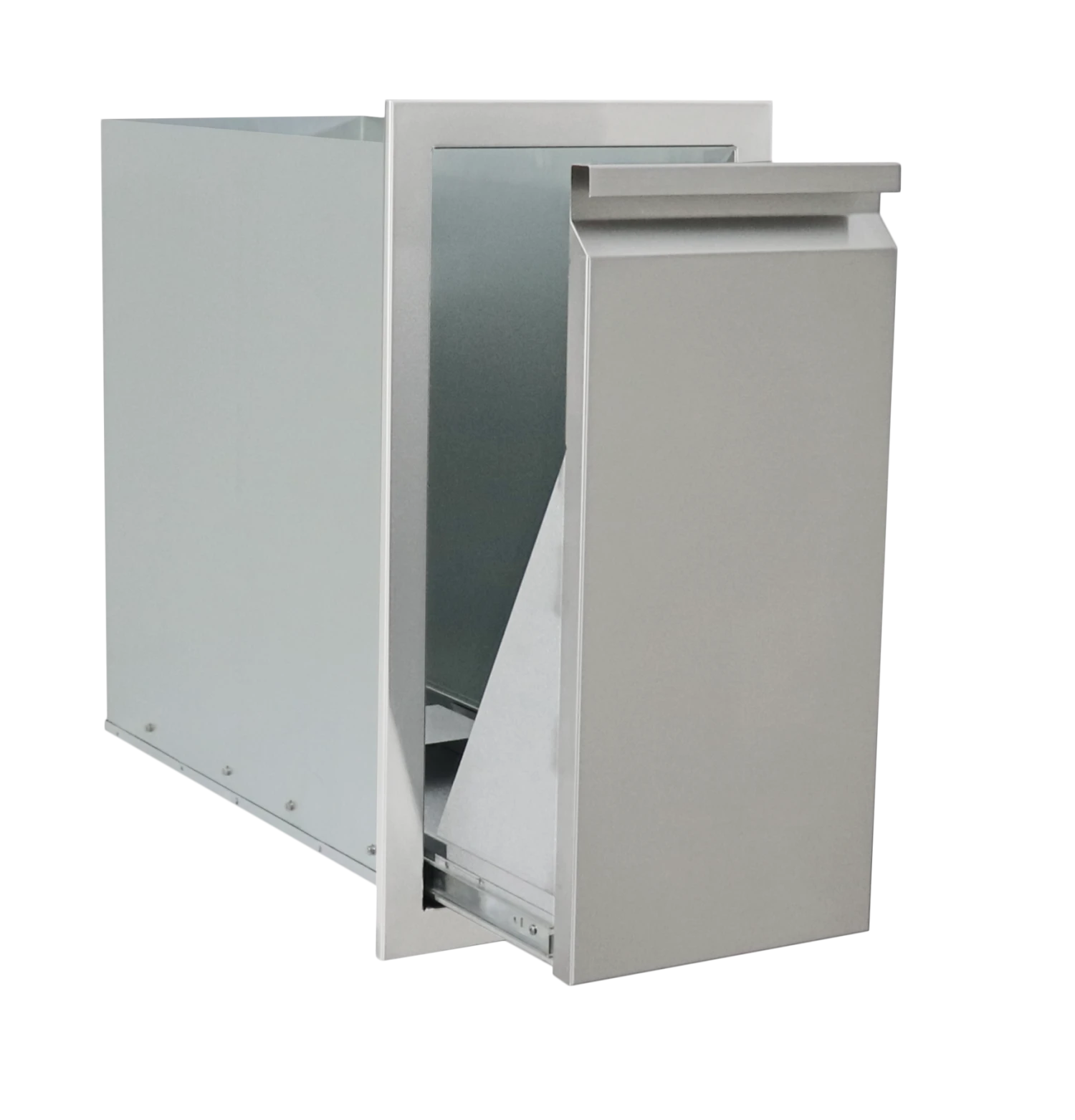 RCS Valiant Stainless Steel Narrow Trash Drawer 3 RCS Valiant Stainless Steel Narrow Trash Drawer