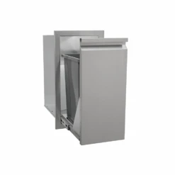 RCS Valiant Stainless Steel Narrow Trash Drawer 14 RCS Valiant Stainless Steel Narrow Trash Drawer -Outdoor Kitchen Shop VTD44