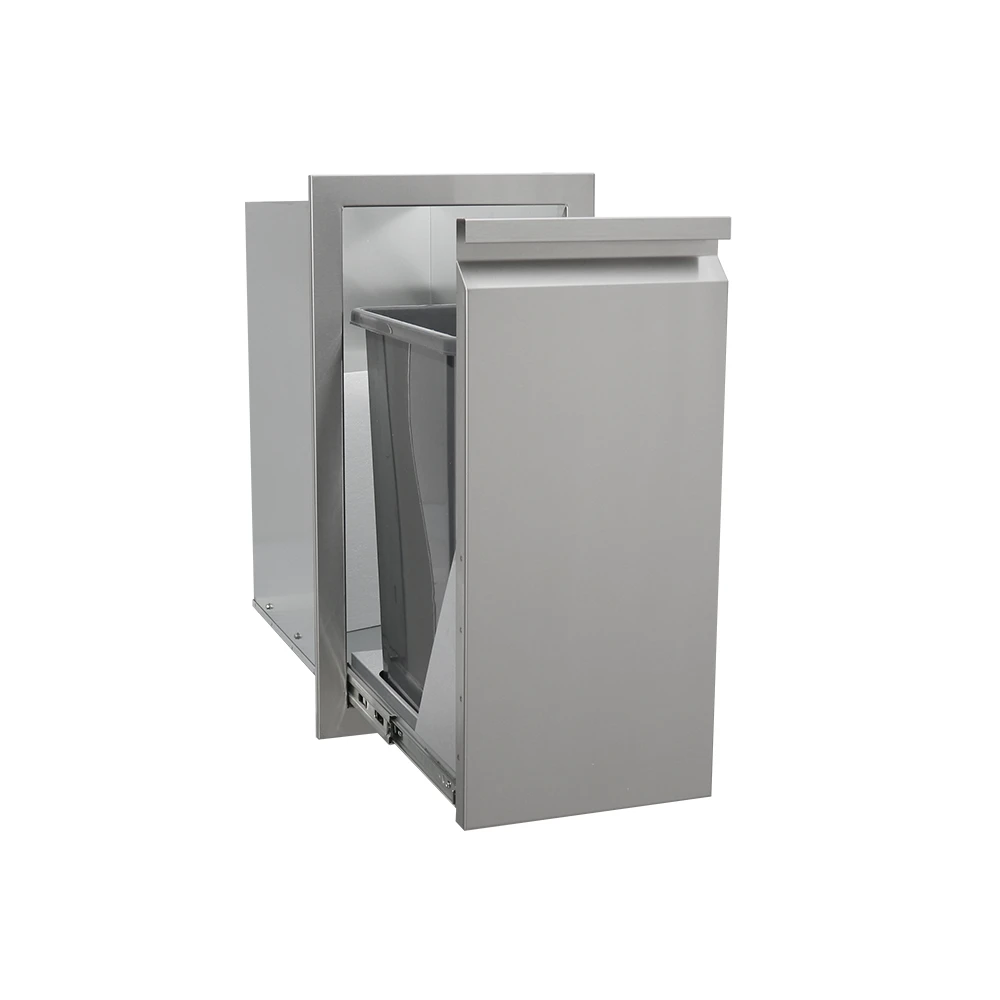 RCS Valiant Stainless Steel Narrow Trash Drawer 8 RCS Valiant Stainless Steel Narrow Trash Drawer - Image 6