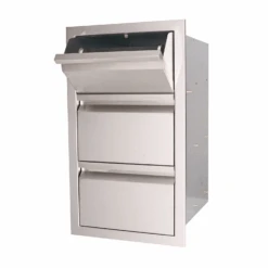 RCS Valiant Stainless Steel 2 Drawer/Paper Towel Holder Combo
