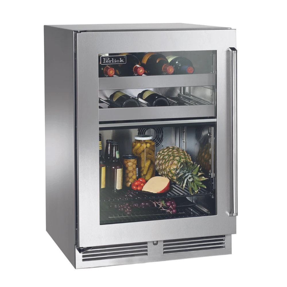 Perlick Signature 24-Inch Outdoor Undercounter Dual Zone Refrigerator/Wine Reserve (HP24CO-4) 8 Perlick Signature 24-Inch Outdoor Undercounter Dual Zone Refrigerator/Wine Reserve (HP24CO-4) - Image 6