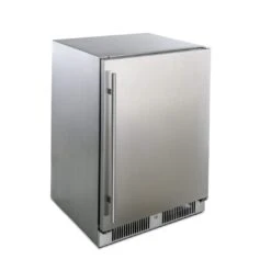 Blaze 24-Inch 5.5 Cu. Ft. Outdoor Rated Stainless Steel Refrigerator (BLZ-SSRF-5.5) 9 Blaze 24-Inch 5.5 Cu. Ft. Outdoor Rated Stainless Steel Refrigerator (BLZ-SSRF-5.5) -Outdoor Kitchen Shop blaze5.5outdoorrefrigeratorside