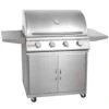 Blaze Prelude LBM 32-Inch 4-Burner Freestanding Gas Grill (BLZ-4LBM-LP/NG + CART) 1 Blaze Prelude LBM 32-Inch 4-Burner Freestanding Gas Grill (BLZ-4LBM-LP/NG + CART) -Outdoor Kitchen Shop blazelbm32inch4burnerfreestandinggasgrill