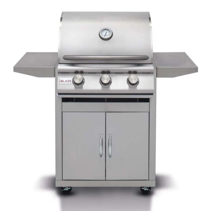 Blaze Prelude LBM 25-Inch 3-Burner Freestanding Gas Grill (BLZ-3LBM-LP/NG + CART) 3 Blaze Prelude LBM 25-Inch 3-Burner Freestanding Gas Grill (BLZ-3LBM-LP/NG + CART)