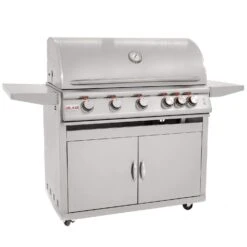 Blaze Premium LTE 40-Inch 5-Burner Freestanding Gas Grill With Rear Infrared Burner (BLZ-5LTE2-LP + CART)