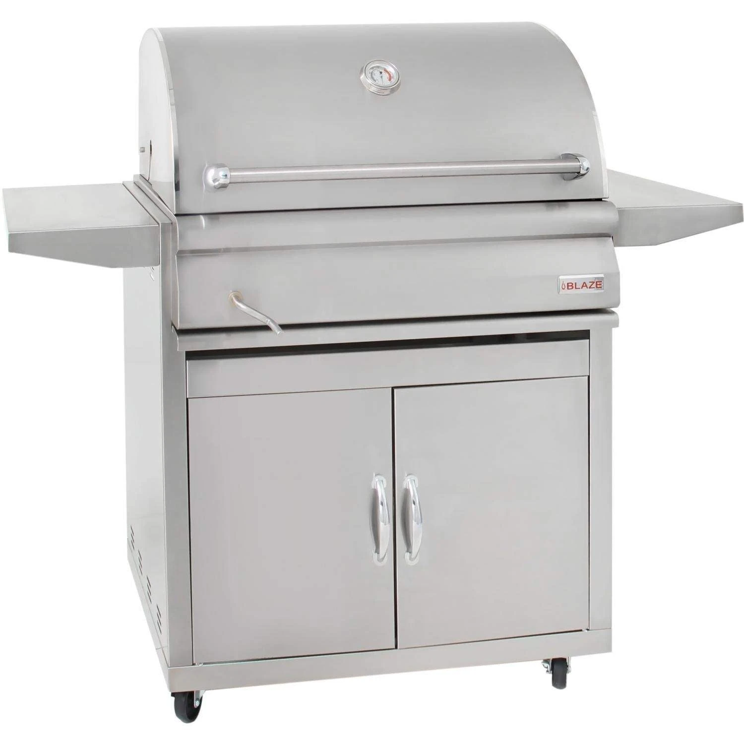 Blaze 32-Inch Freestanding Charcoal Grill With Adjustable Charcoal Tray (BLZ-4-CHAR + CART) 3 Blaze 32-Inch Freestanding Charcoal Grill With Adjustable Charcoal Tray (BLZ-4-CHAR + CART)