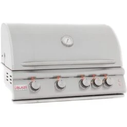 Blaze Premium LTE 32-Inch Marine Grade 4-Burner Built-In Gas Grill With Rear Infrared Burner (BLZ-4LTE2MG-LP)