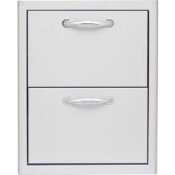 Blaze 16-Inch Stainless Steel Double Access Drawer (BLZ-DRW2-R)