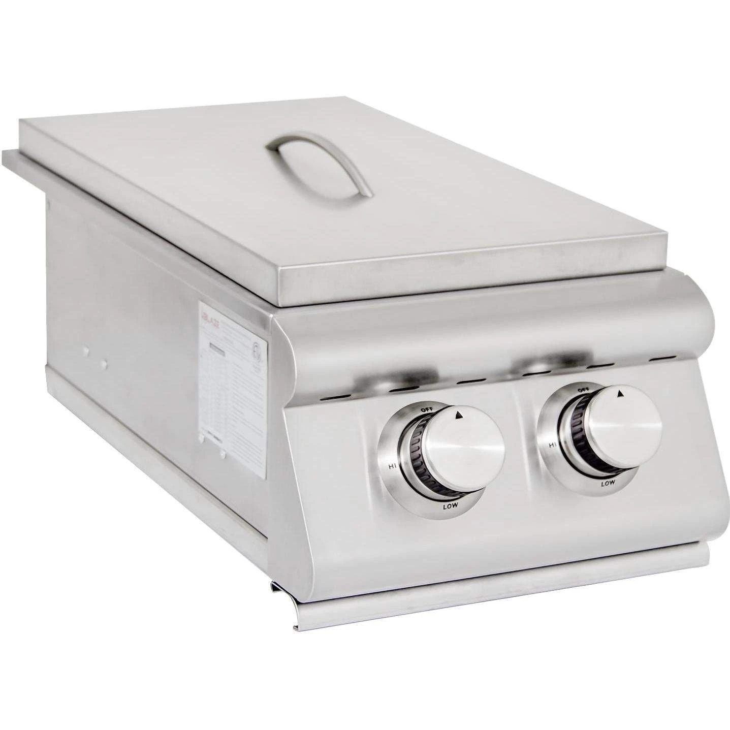 Blaze Premium LTE Built-In Stainless Steel Double Side Burner With Lid (BLZ-SB2LTE-LP/NG) 6 Blaze Premium LTE Built-In Stainless Steel Double Side Burner With Lid (BLZ-SB2LTE-LP/NG) - Image 4