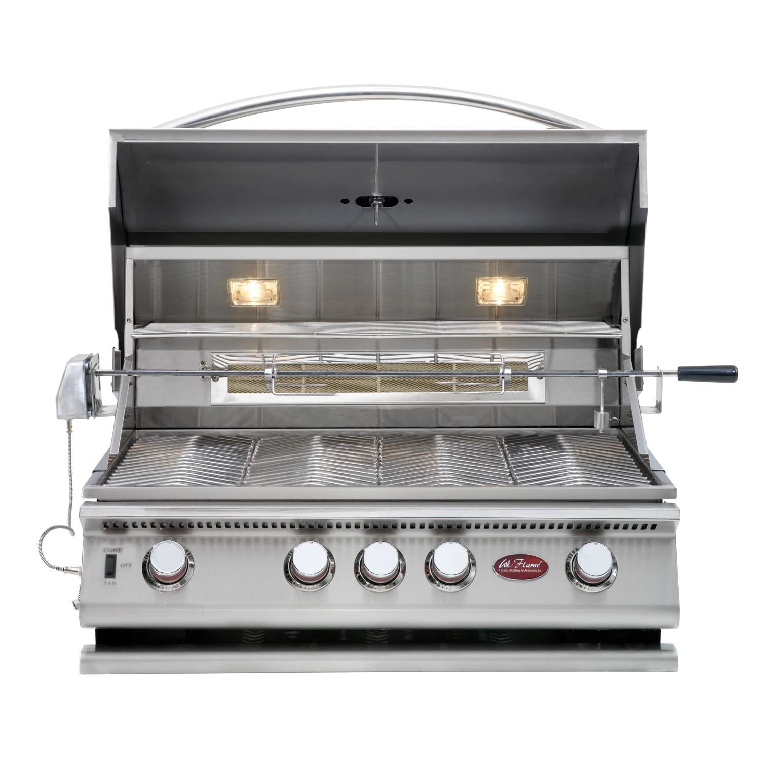 Cal Flame P Series 4-Burner Built-In Gas Grill, 32-Inch 3 Cal Flame P Series 4-Burner Built-In Gas Grill, 32-Inch