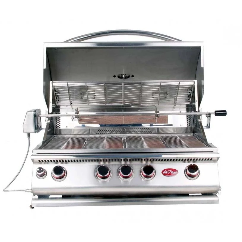 Cal Flame 4-Burner Convection Built-In Gas Grill, 32-Inch 3 Cal Flame 4-Burner Convection Built-In Gas Grill, 32-Inch