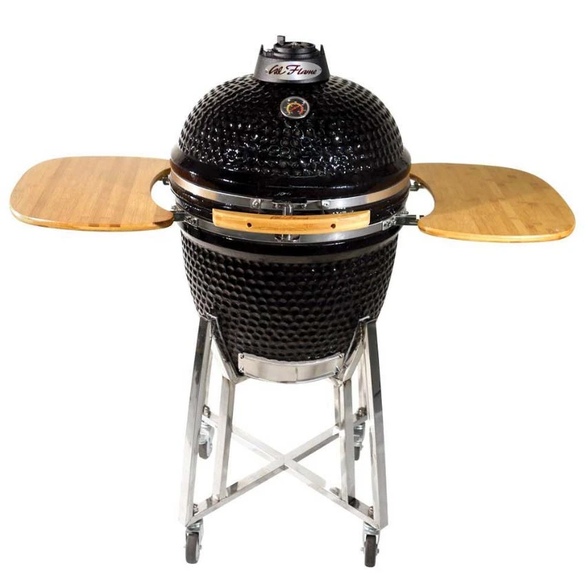 Cal Flame 21-Inch Kamado Grill On Cart 3 Cal Flame 21-Inch Kamado Grill On Cart