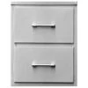 TEC 18-Inch Stainless Steel Double Access Drawers - DD18 2 TEC 18-Inch Stainless Steel Double Access Drawers - DD18 -Outdoor Kitchen Shop double access drawers 18