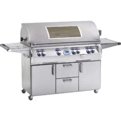 Fire Magic E1060s Echelon Diamond 48-Inch Gas Grill On Cart With Single Side Burner 24 Fire Magic E1060s Echelon Diamond 48-Inch Gas Grill On Cart With Single Side Burner -Outdoor Kitchen Shop fire magic e1060s digi window