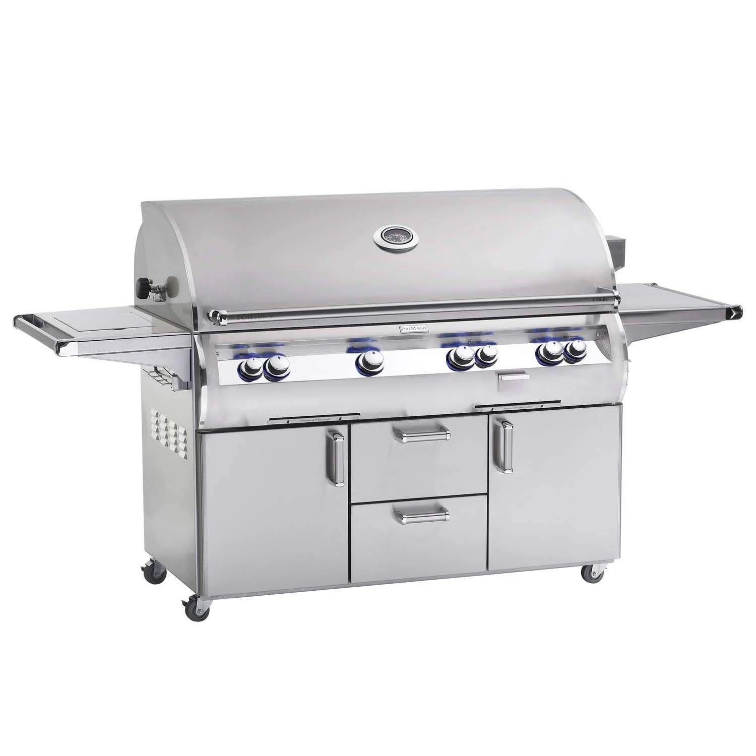 Fire Magic E1060s Echelon Diamond 48-Inch Gas Grill On Cart With Single Side Burner 3 Fire Magic E1060s Echelon Diamond 48-Inch Gas Grill On Cart With Single Side Burner