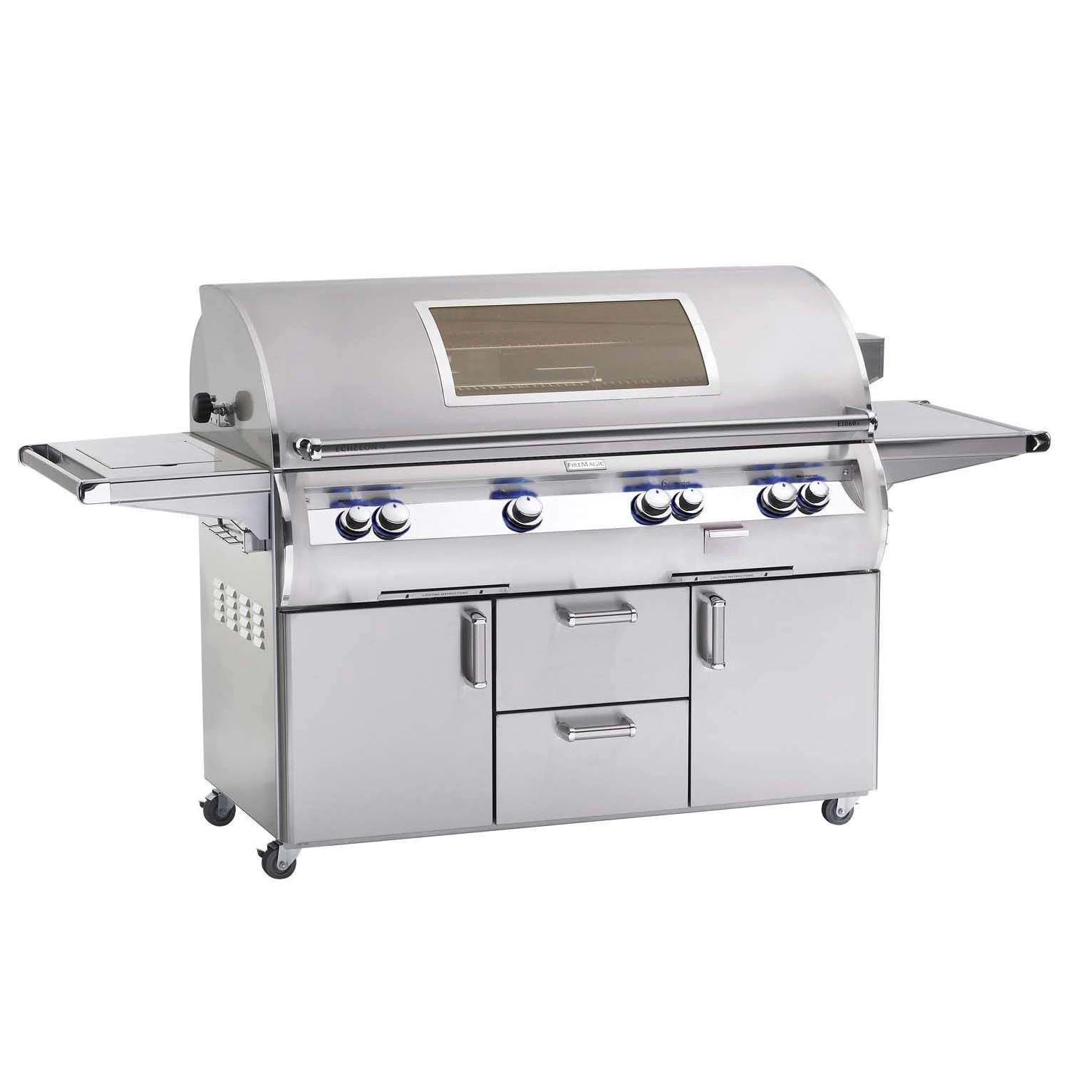 Fire Magic E1060s Echelon Diamond 48-Inch Gas Grill On Cart With Single Side Burner 4 Fire Magic E1060s Echelon Diamond 48-Inch Gas Grill On Cart With Single Side Burner - Image 2