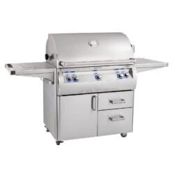 Fire Magic E790s Echelon Diamond 36-Inch Gas Grill On Cart With Double Side Burner