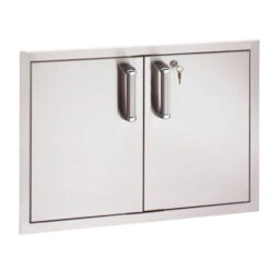 Fire Magic Flush Double Access Doors With Lock