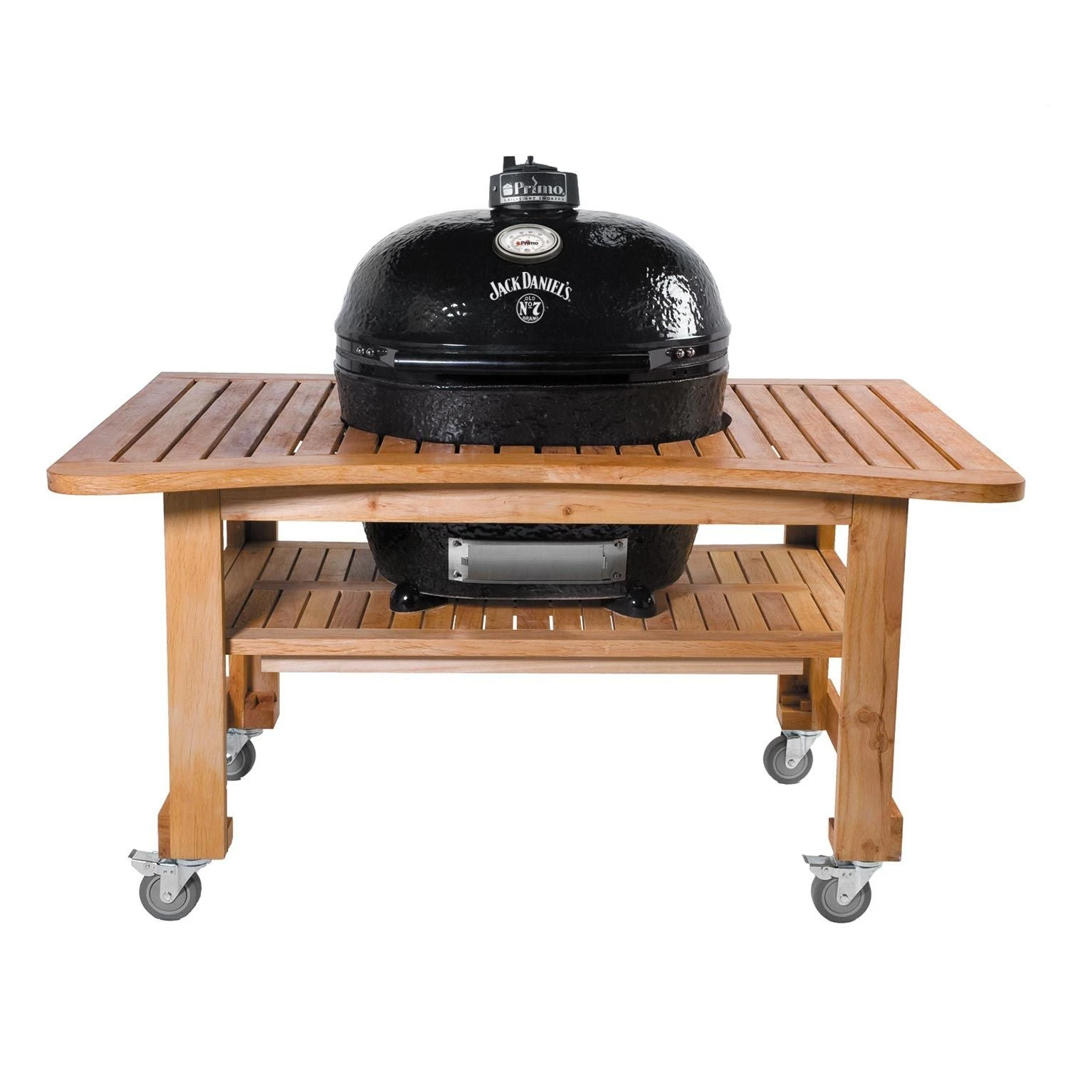 Primo Oval XL 400 Ceramic Kamado Grill On Table 14 Primo Oval XL 400 Ceramic Kamado Grill On Table - Image 12