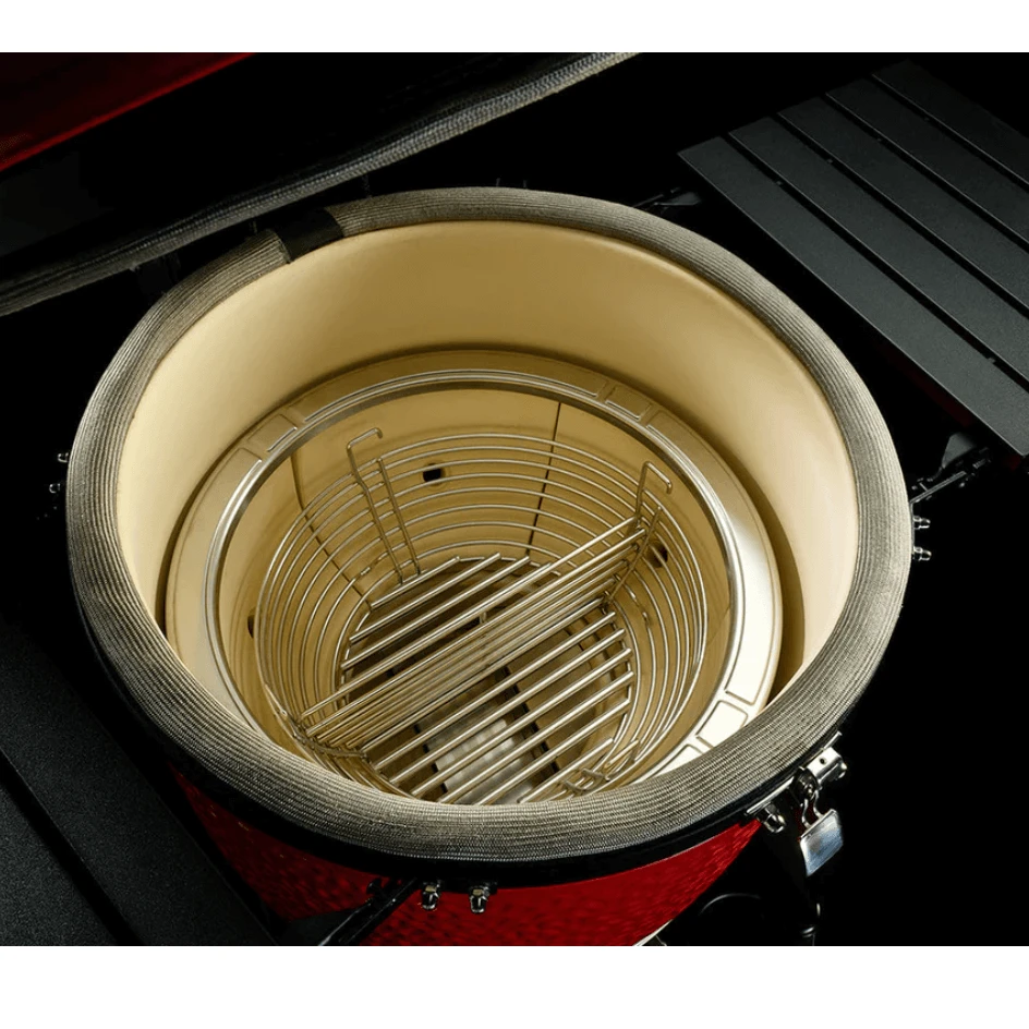 Kamado Joe Big Joe III 24-Inch Charcoal Grill On Cart With Side Shelves - KJ15041021 5 Kamado Joe Big Joe III 24-Inch Charcoal Grill On Cart With Side Shelves - KJ15041021 - Image 3