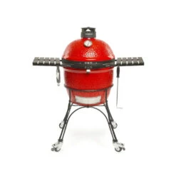 Kamado Joe Classic Joe II 18-Inch Grill W/ Cart, Side Shelves, Heat Deflector & Tools - KJ23RHC