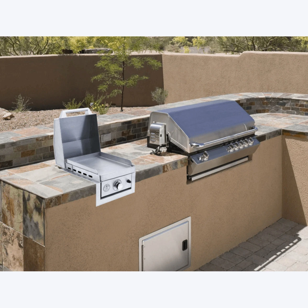 Le Griddle Wee 16-Inch Built-In/Countertop Gas Griddle - GFE40 6 Le Griddle Wee 16-Inch Built-In/Countertop Gas Griddle - GFE40 - Image 4