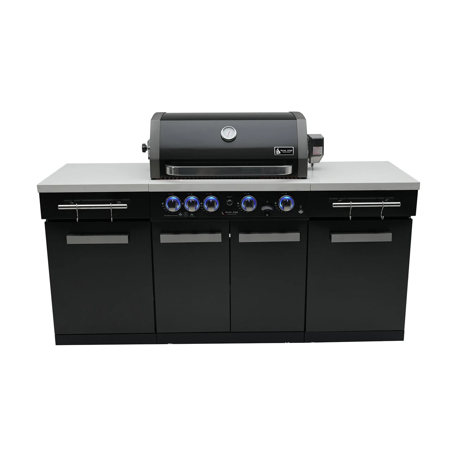 Mont Alpi 957 Black Stainless Steel BBQ Grill - MA-957 3 Mont Alpi 957 Black Stainless Steel BBQ Grill - MA-957