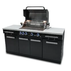 Mont Alpi 957 Black Stainless Steel BBQ Grill - MA-957 11 Mont Alpi 957 Black Stainless Steel BBQ Grill - MA-957 -Outdoor Kitchen Shop ma957open