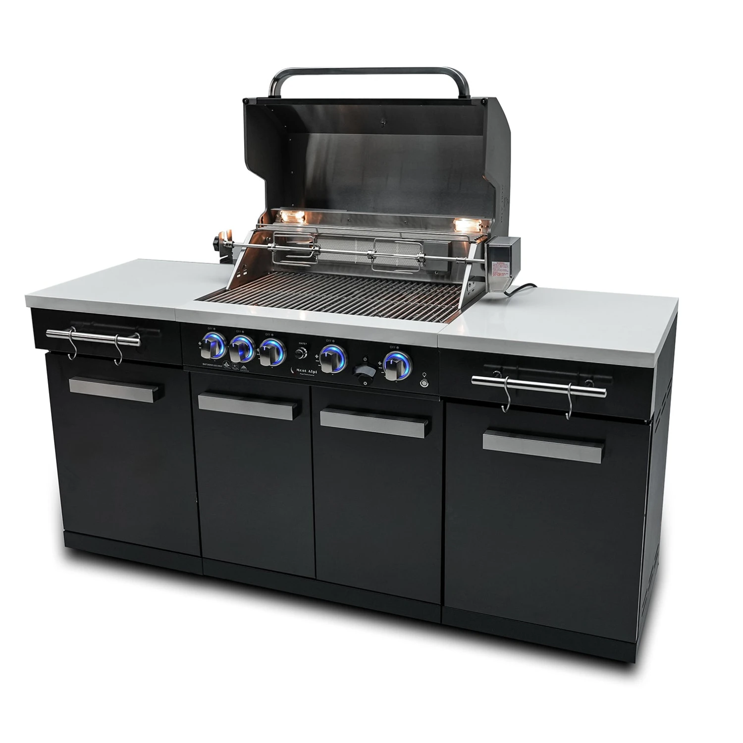 Mont Alpi 957 Black Stainless Steel BBQ Grill - MA-957 6 Mont Alpi 957 Black Stainless Steel BBQ Grill - MA-957 - Image 4