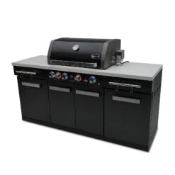 Mont Alpi 957 Black Stainless Steel BBQ Grill - MA-957 10 Mont Alpi 957 Black Stainless Steel BBQ Grill - MA-957 -Outdoor Kitchen Shop ma957side2