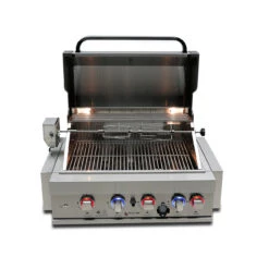 Mont Alpi 400 Built-In Gas Grill - MABI400 14 Mont Alpi 400 Built-In Gas Grill - MABI400 -Outdoor Kitchen Shop mabi400frontopen