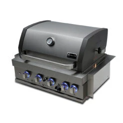Mont Alpi 400 Built-In Gas Grill - MABI400 15 Mont Alpi 400 Built-In Gas Grill - MABI400 -Outdoor Kitchen Shop mabi400side2